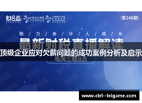 顶级企业应对欠薪问题的成功案例分析及启示